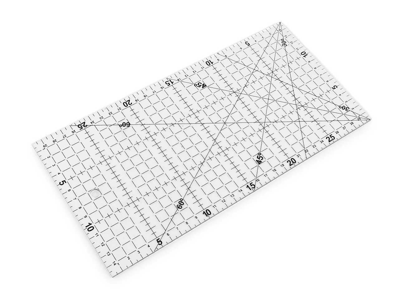 Pravítko na patchwork 15 x 30 cm