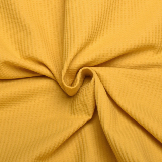 Úplet s vaflovou vazbou žlutý 1 m