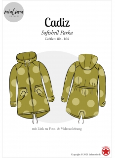 Dětská softshellová parka Cadiz